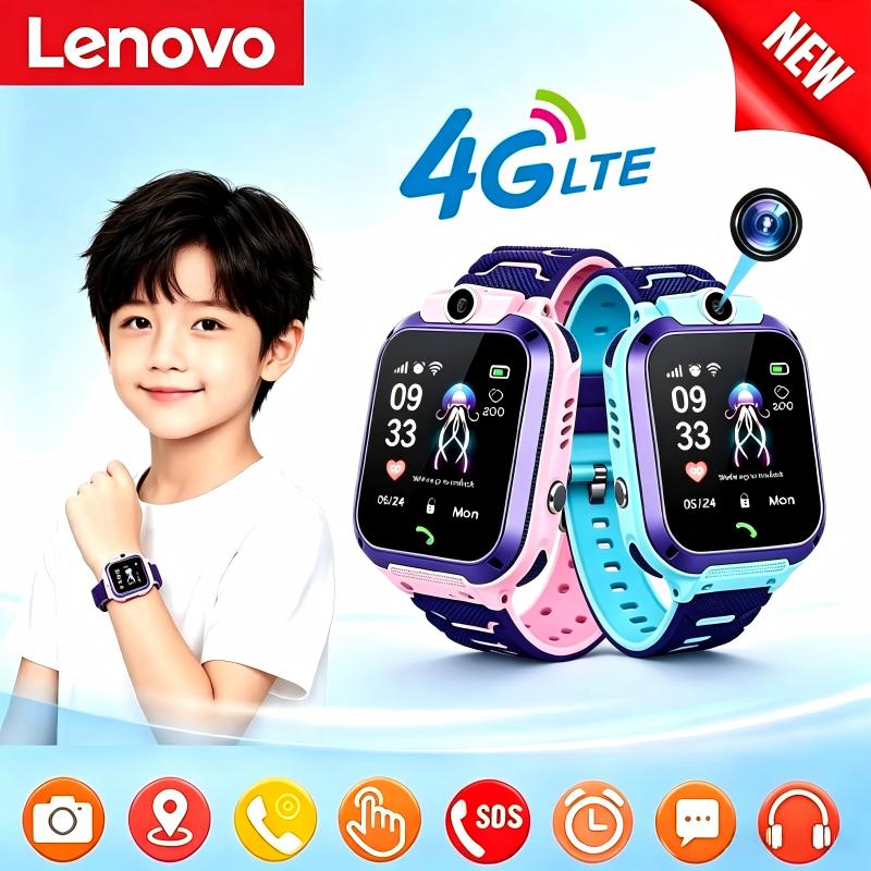 Smartwatch Watches For Kids With Gps - Montre connectée étanche Lenovo pour enfants,
