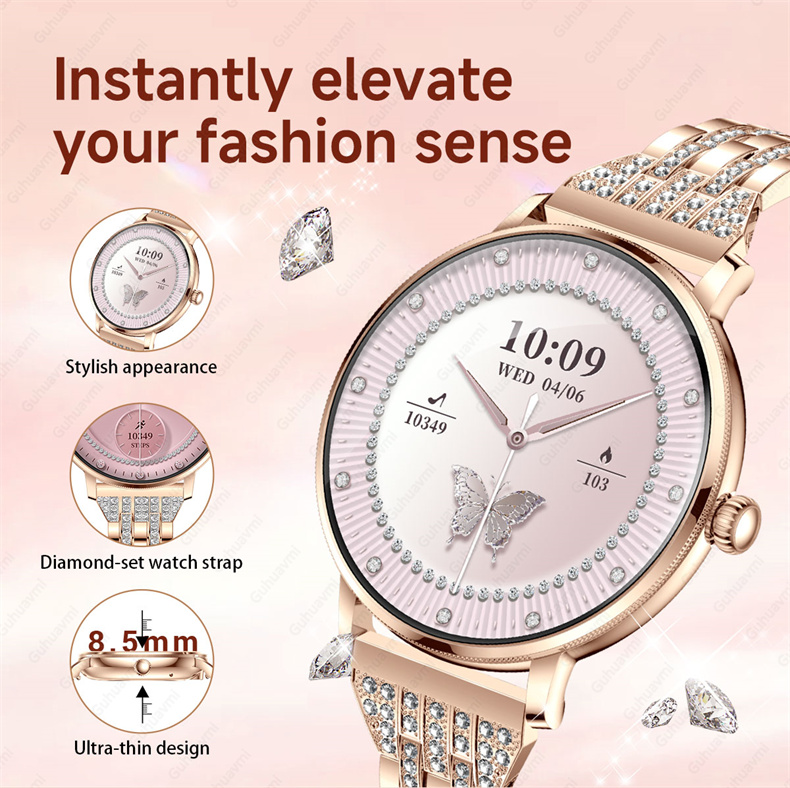 Montre connectée pour femmes,  - Watches Ladies Smartwatch avis et prix