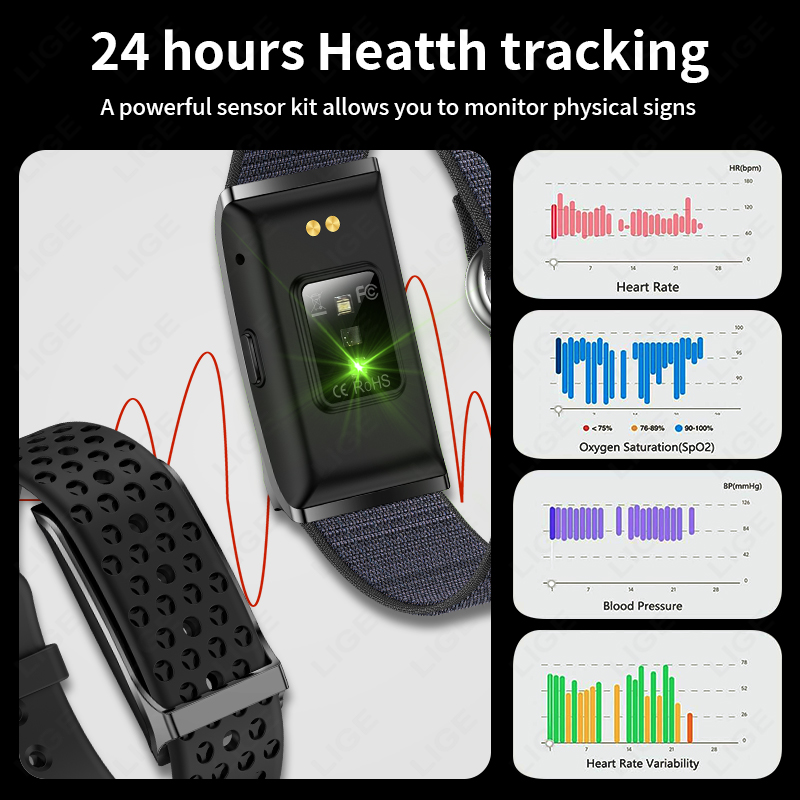 LIGE-Montre connectée pour hom - Smartwatch Watches Price avis et prix