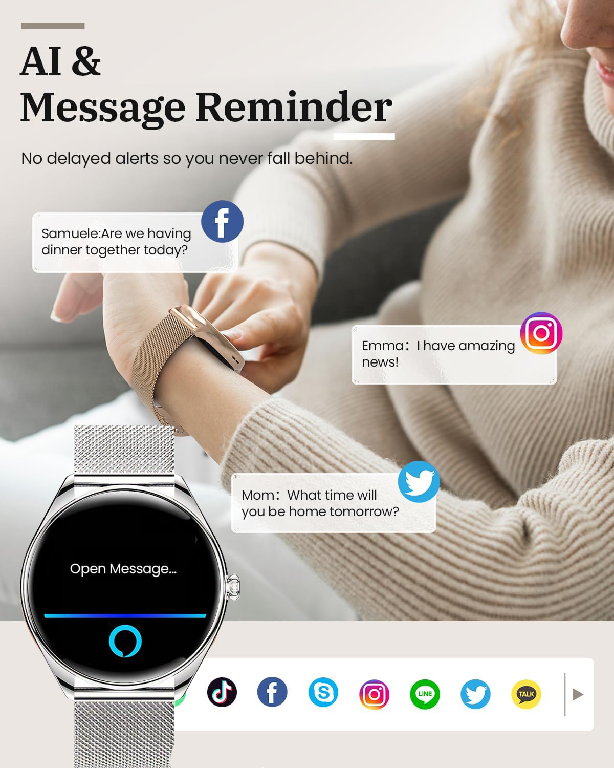 2026 Original Montre Connectée - Watches Ladies Smartwatch avis et prix