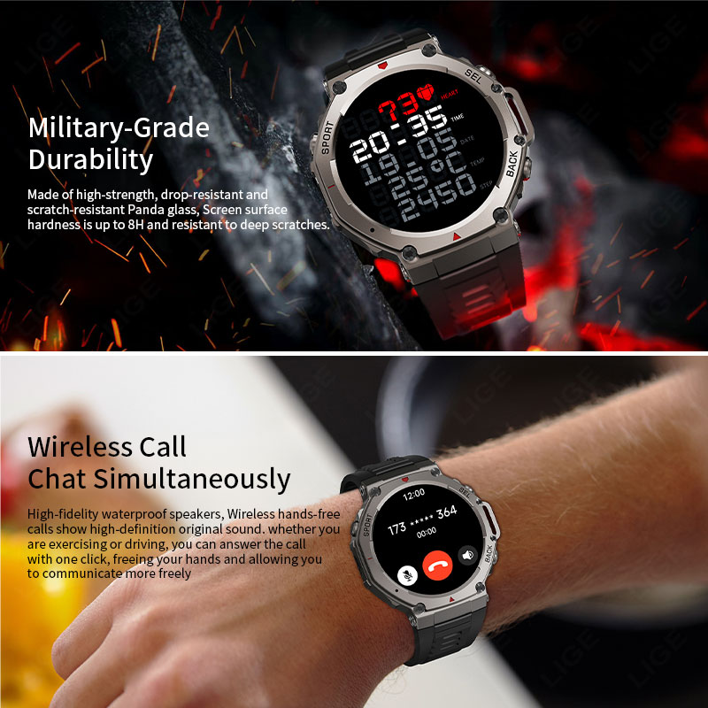 Montre intelligente GPS de qua - Altimeter Compass Watch avis et prix